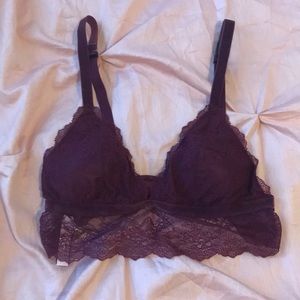 Burgundy lace Victoria’s Secret Bralette